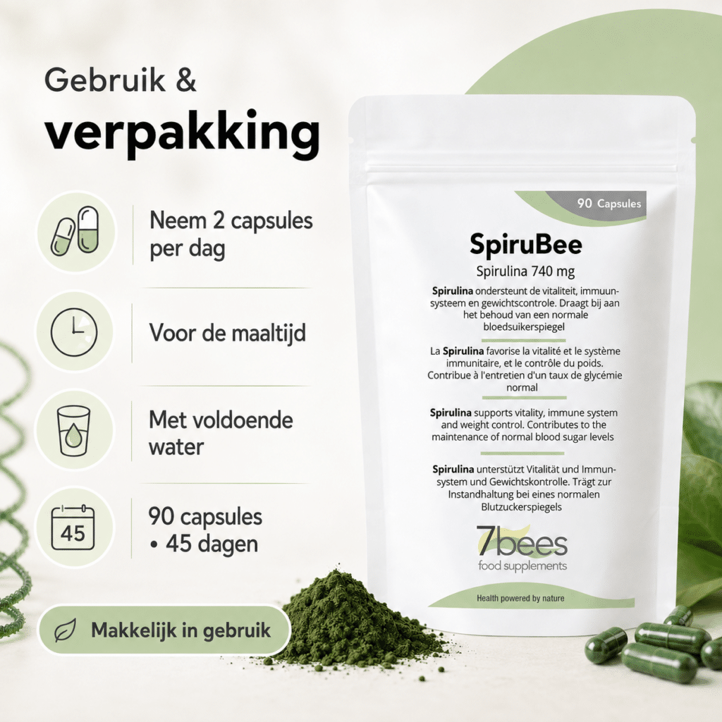 spirubee gebruik en verpakking