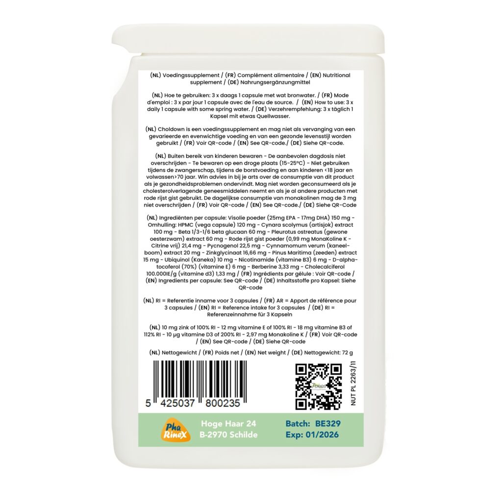 Choldown - Cholesterol - 90 capsules