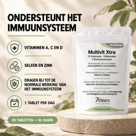 Ondersten het immuunsysteem met Multivit Xtra Ondersten het immuunsysteem met Multivit Xtra