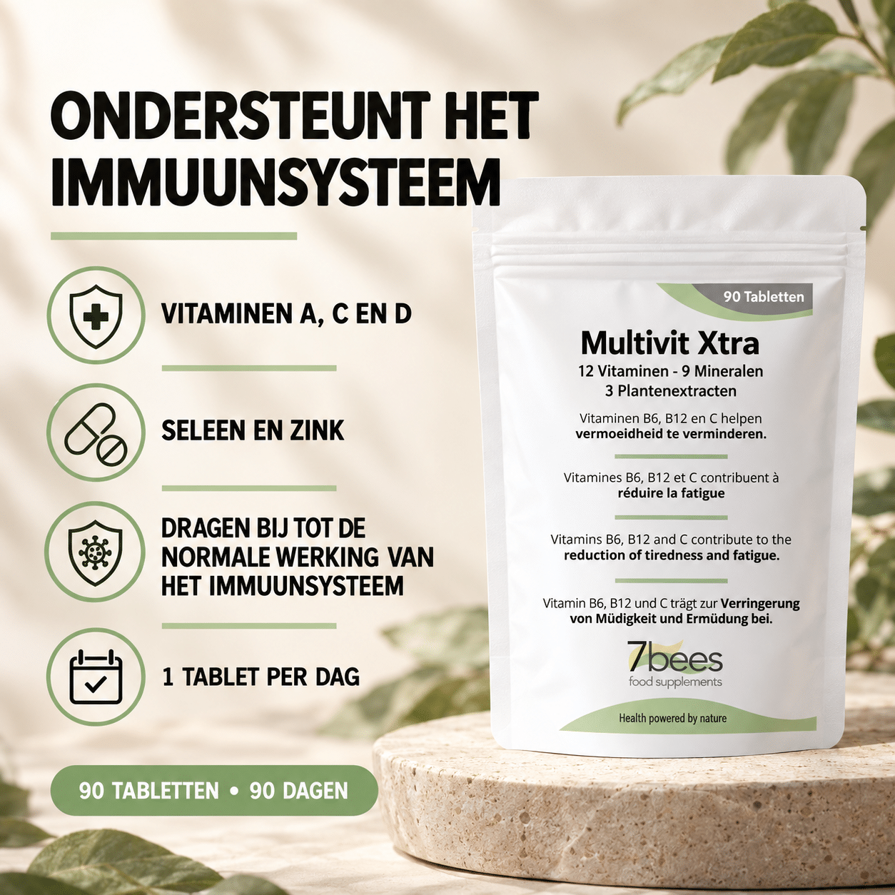 Ondersten het immuunsysteem met Multivit Xtra