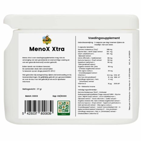 Menox Xtra overgang vrouw 60 Back NL