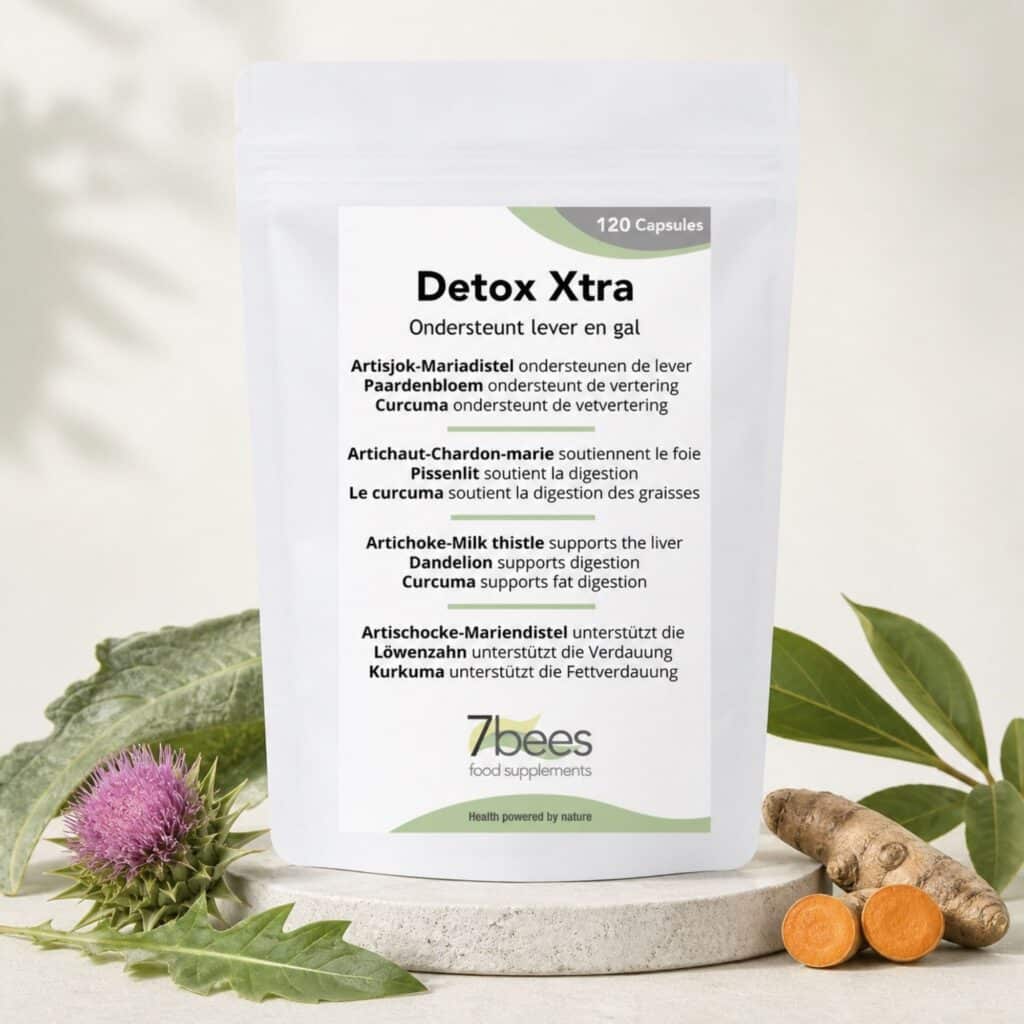 Detox Xtra - lever supplement met 4 plantenextracten - 120 capsules