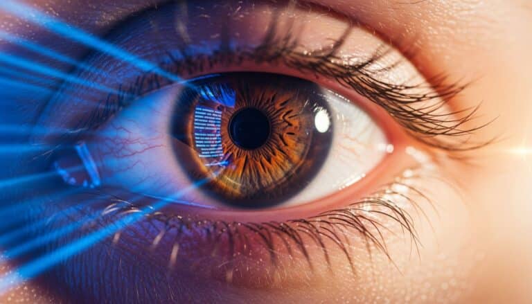 last van vermoeide ogen computer