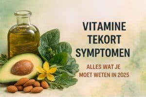 vitamine e tekort symptomen