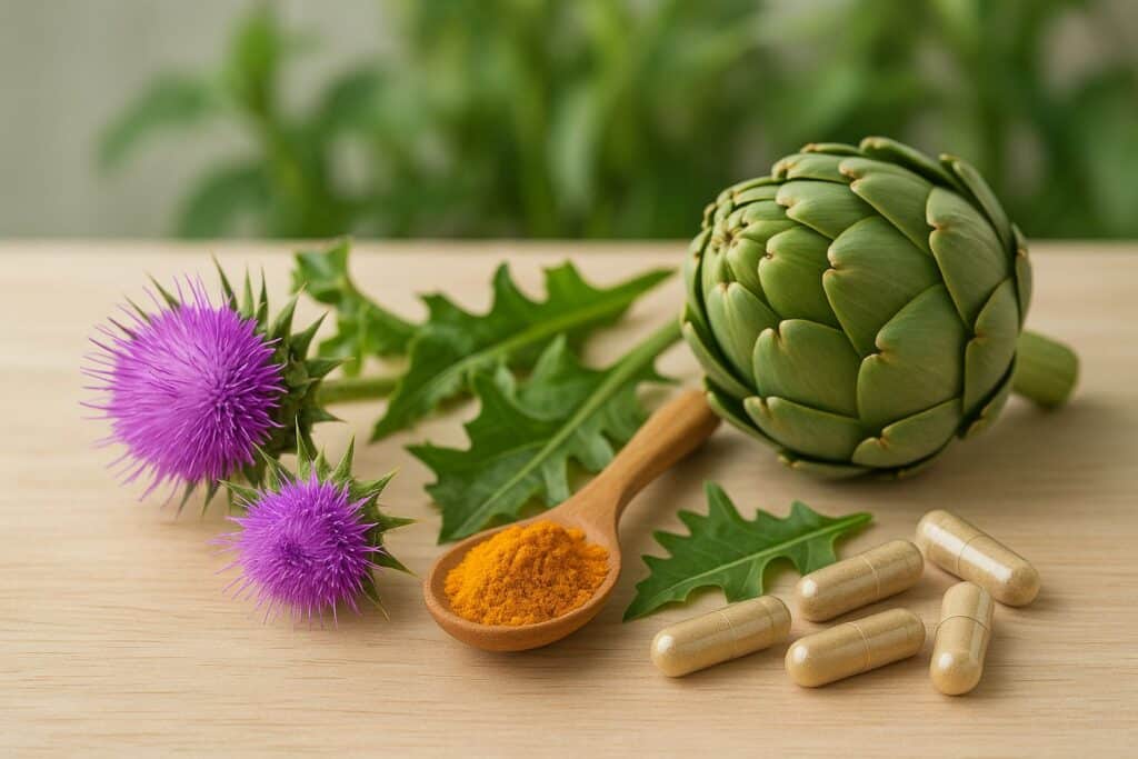 natuurlijke leverontgiftingssupplementen en kruiden