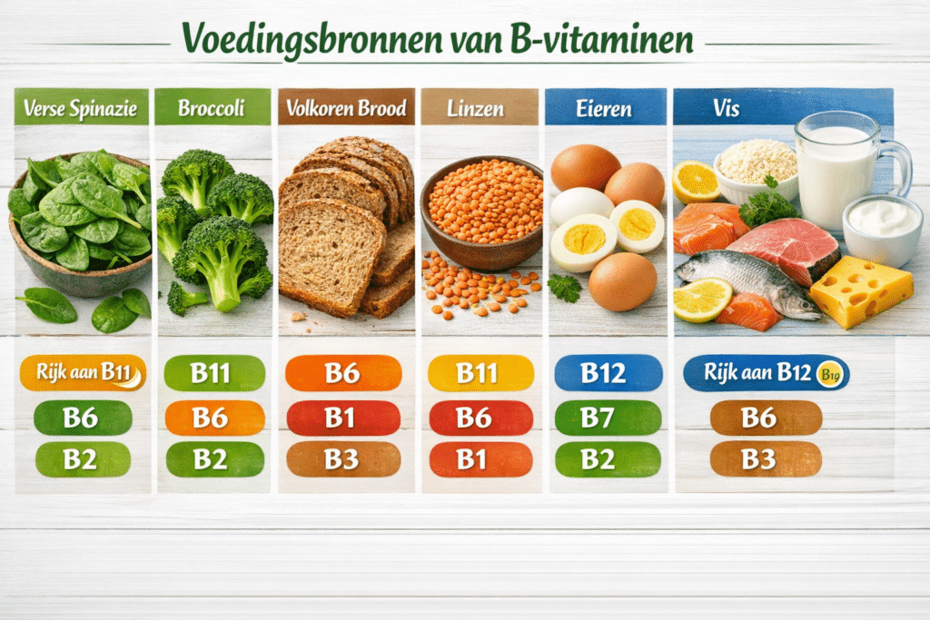 voedingsbronnen van b-vitaminen