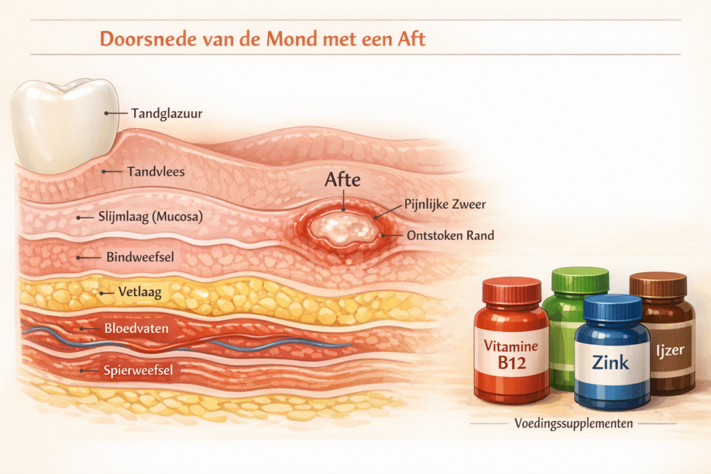 doosnede van de mond met aft