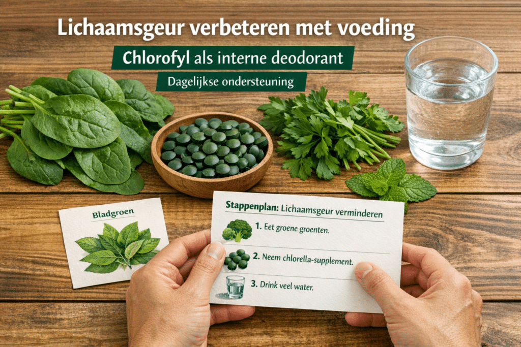 Gezonde voeding voor lichaamsgeur