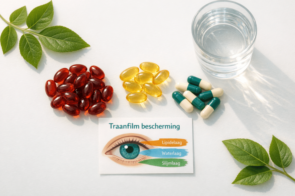Verschillende supplementen en waterglas