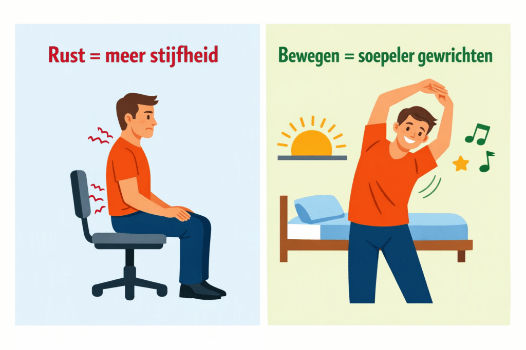 Rust versus beweging voor gezondheid
