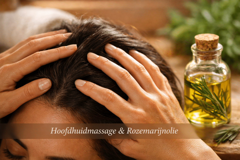 hoofdhuidmassage rozemarijnolie
