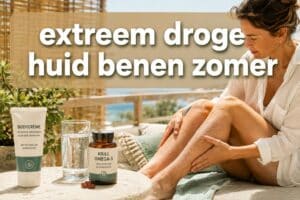 Extreem droge huid benen zomer