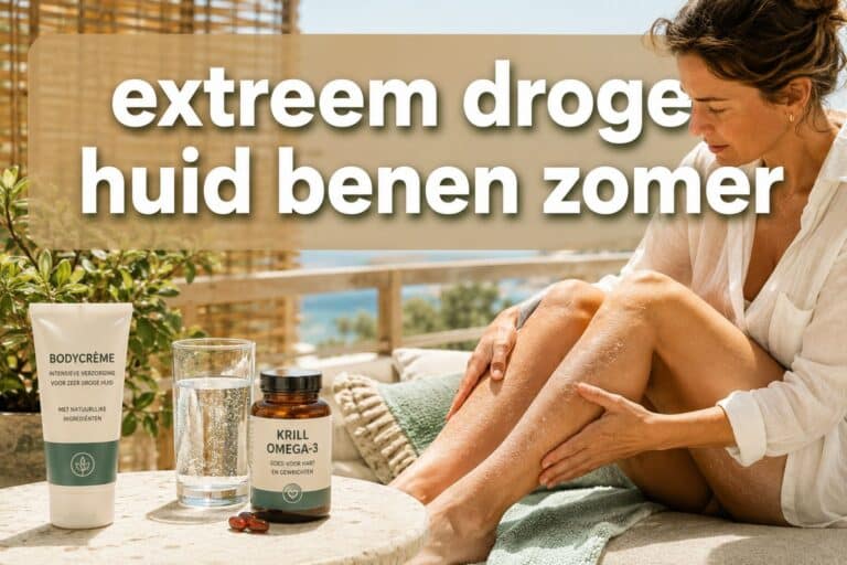 Extreem droge huid benen zomer
