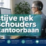 Stijve nek schouders kantoorbaan