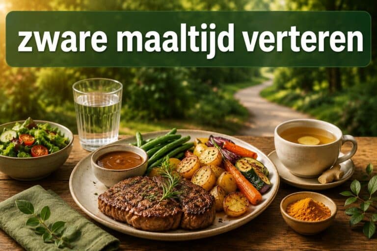 Zware maaltijd verteren