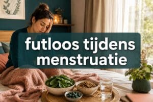 futloos tijdens menstruatie