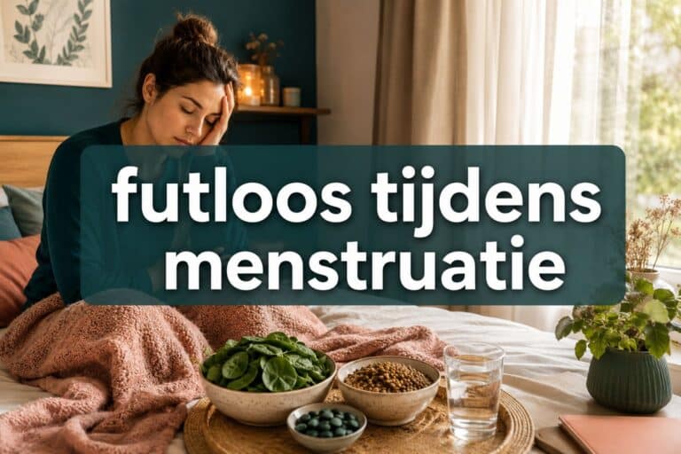 futloos tijdens menstruatie