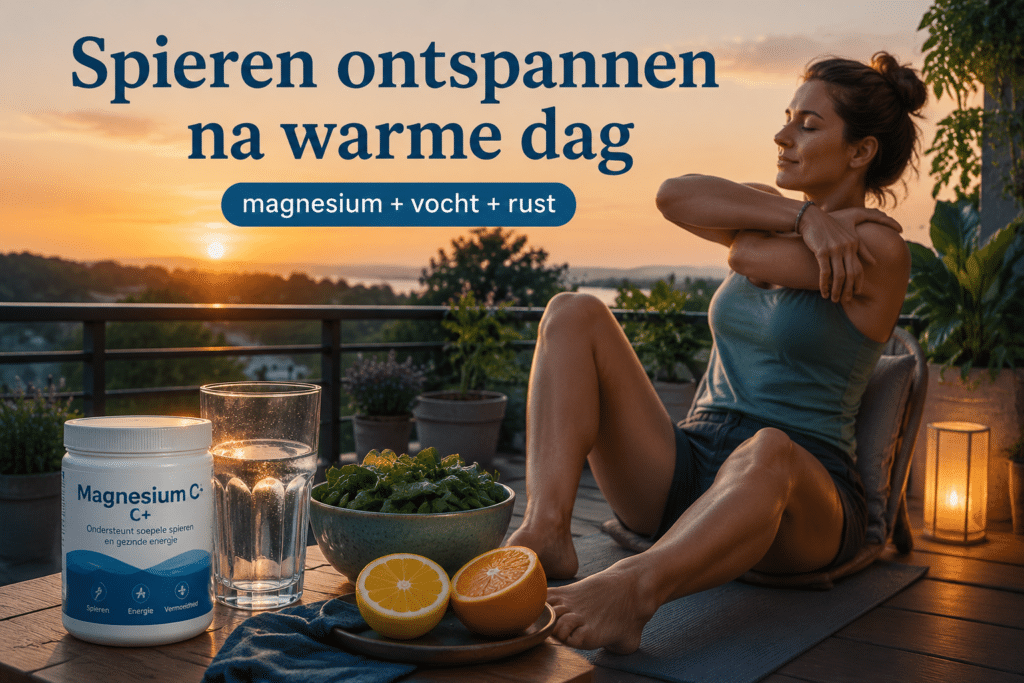 spieren ontspannen na warme dag