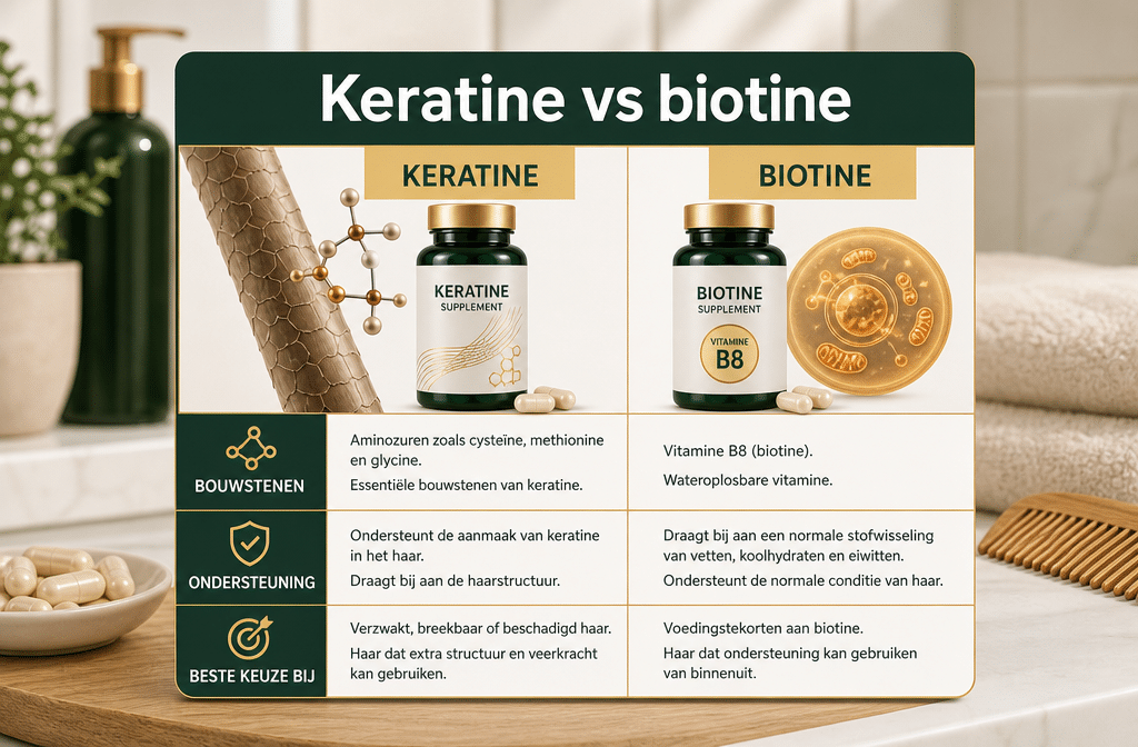 Keratine vs biotine