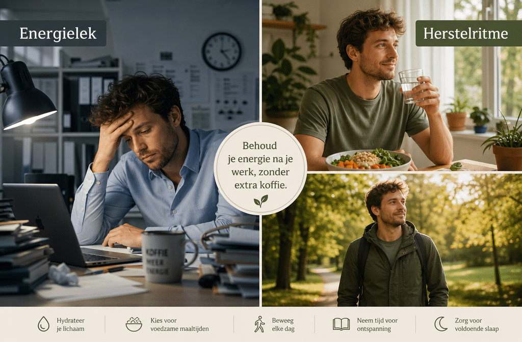 hoe voorkom je vermoeidheid na werk