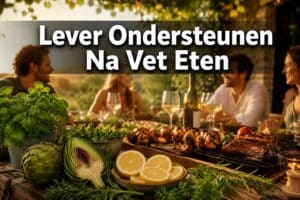 Lever Ondersteunen na Vet Eten