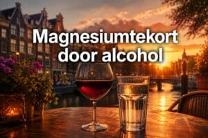 Magnesiumtekort door alcohol