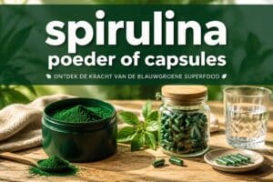 Spirulina poeder of capsules