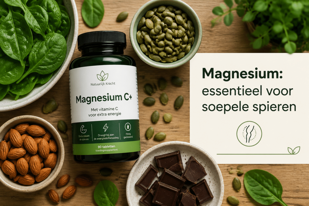 magnesium essentieel voor soepele spieren
