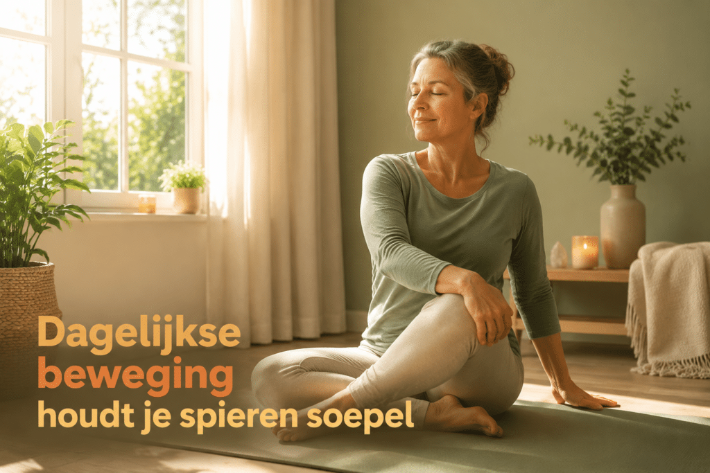 dagelijkse beweging houdt je spieren soepel