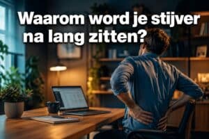 stijf na lang zitten