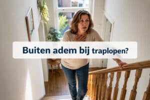 buiten adem traplopen