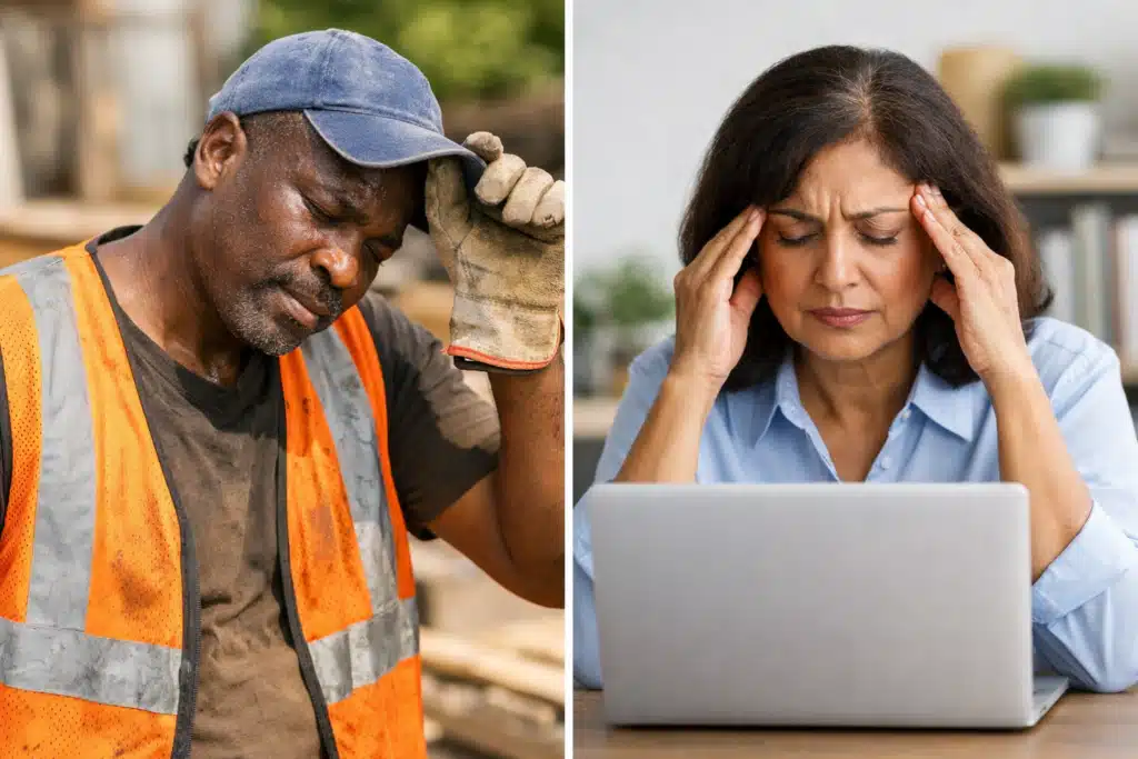 Waarom ben ik moe na een drukke dag en wat is het verschil tussen fysieke en mentale vermoeidheid na werk?