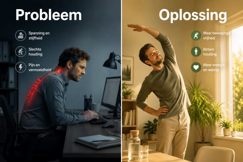 Stijf na lang zitten: hoe zorg je voor duurzame verbetering?