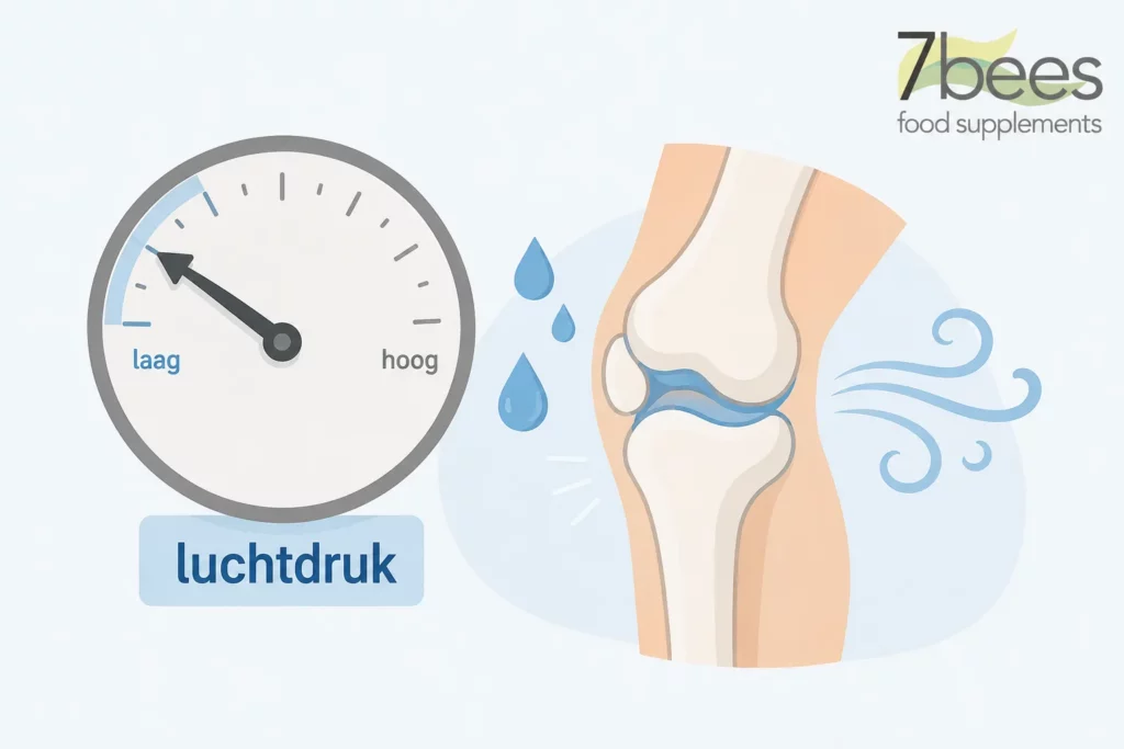 Hoe beïnvloedt luchtdruk de gewrichten bij regen, en wat telt zwaarder: temperatuur of vocht?