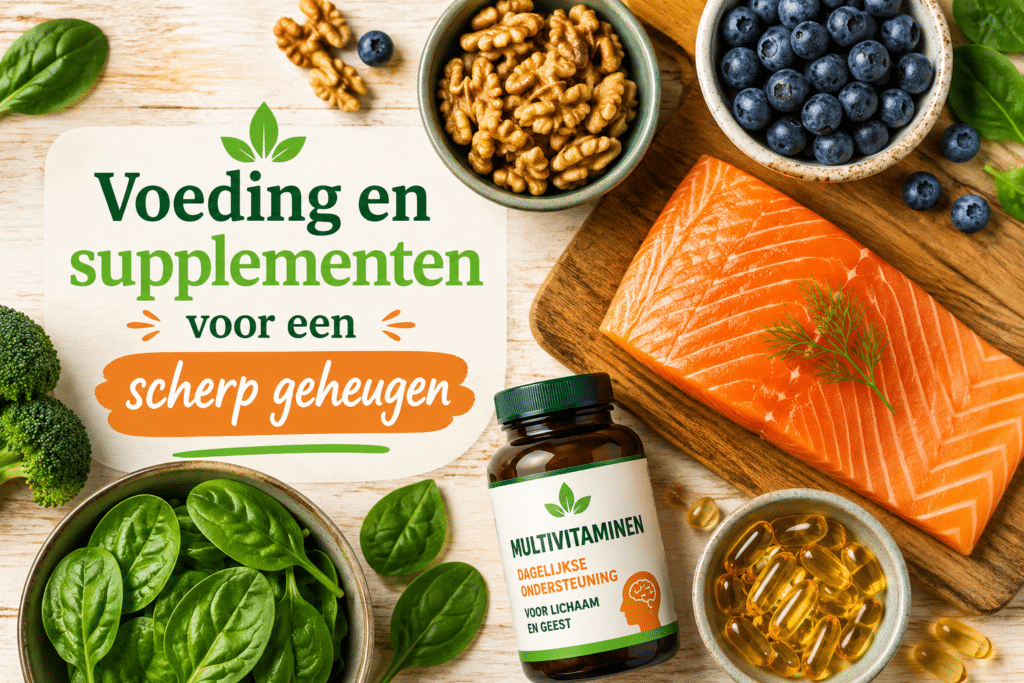 voeding en supplementen voor een scherp geheugen