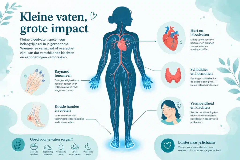 Wat zijn de oorzaken van koude handen en voeten?