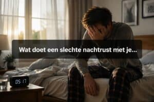 slechte nachtrust gevolgen