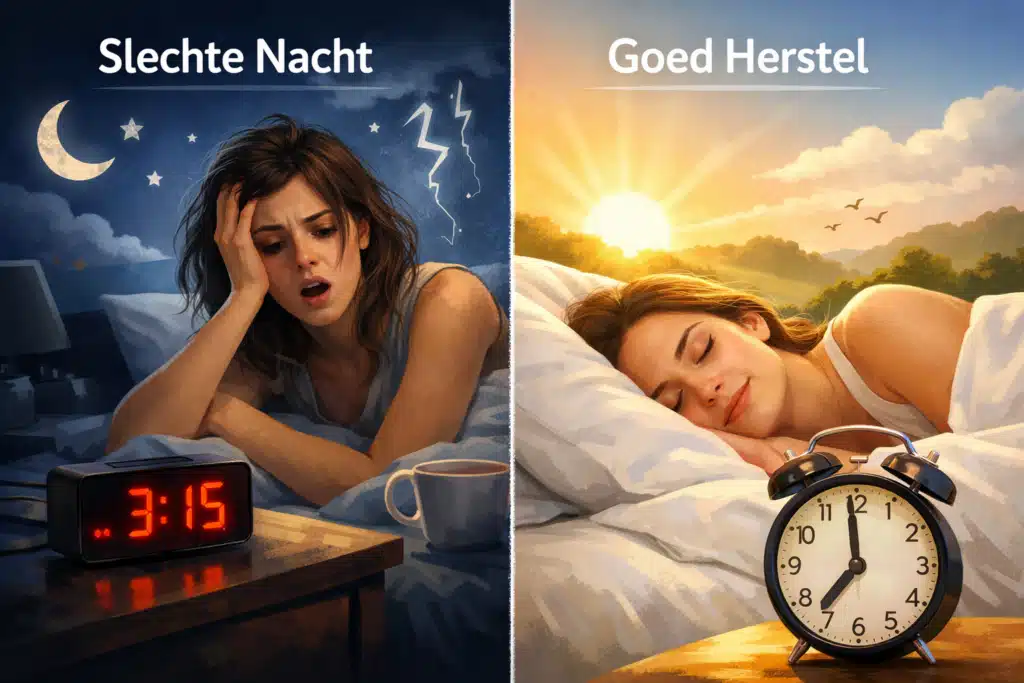 Wat kun je doen om sneller te herstellen na slecht slapen?
