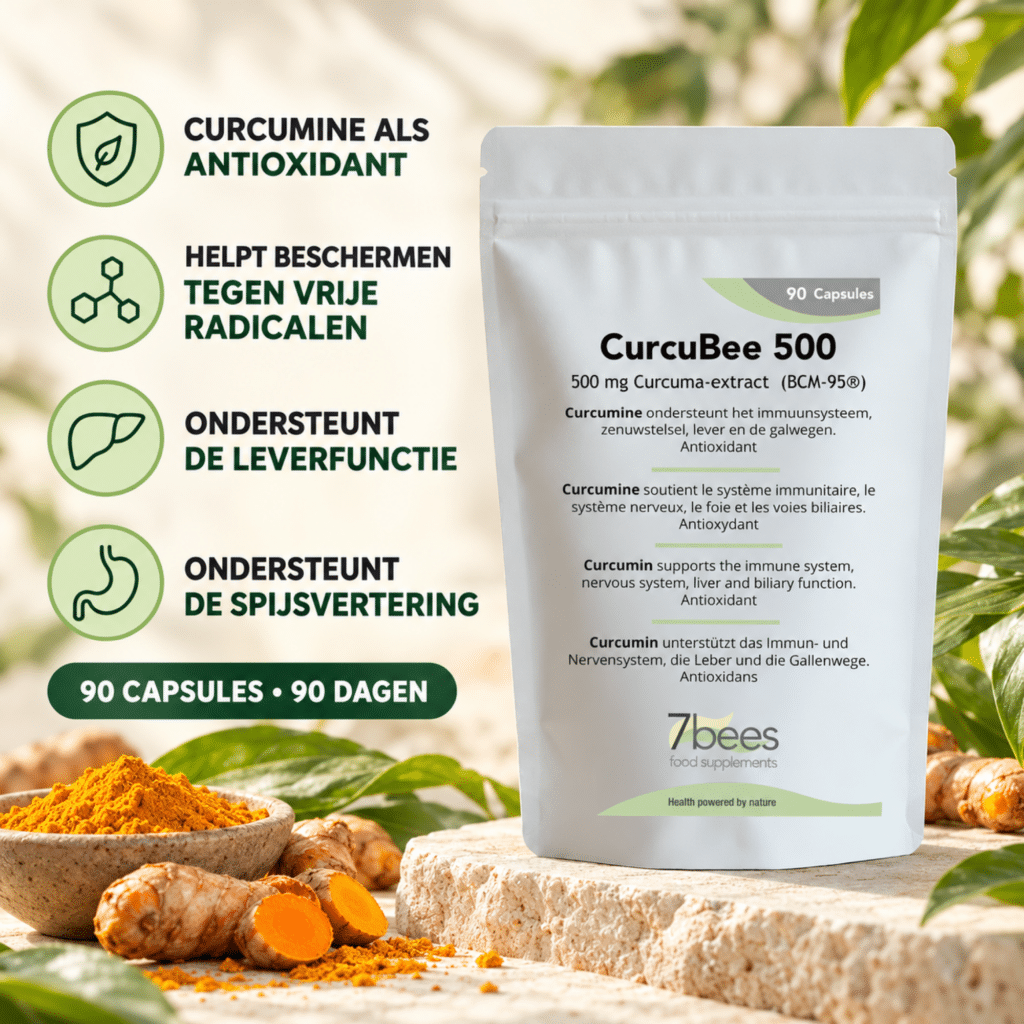 CurcuBee 500 - Curcumine Longa 500 mg - 90 capsules