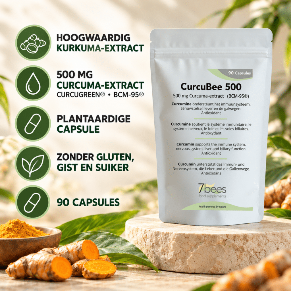 CurcuBee 500 - Curcumine Longa 500 mg - 90 capsules